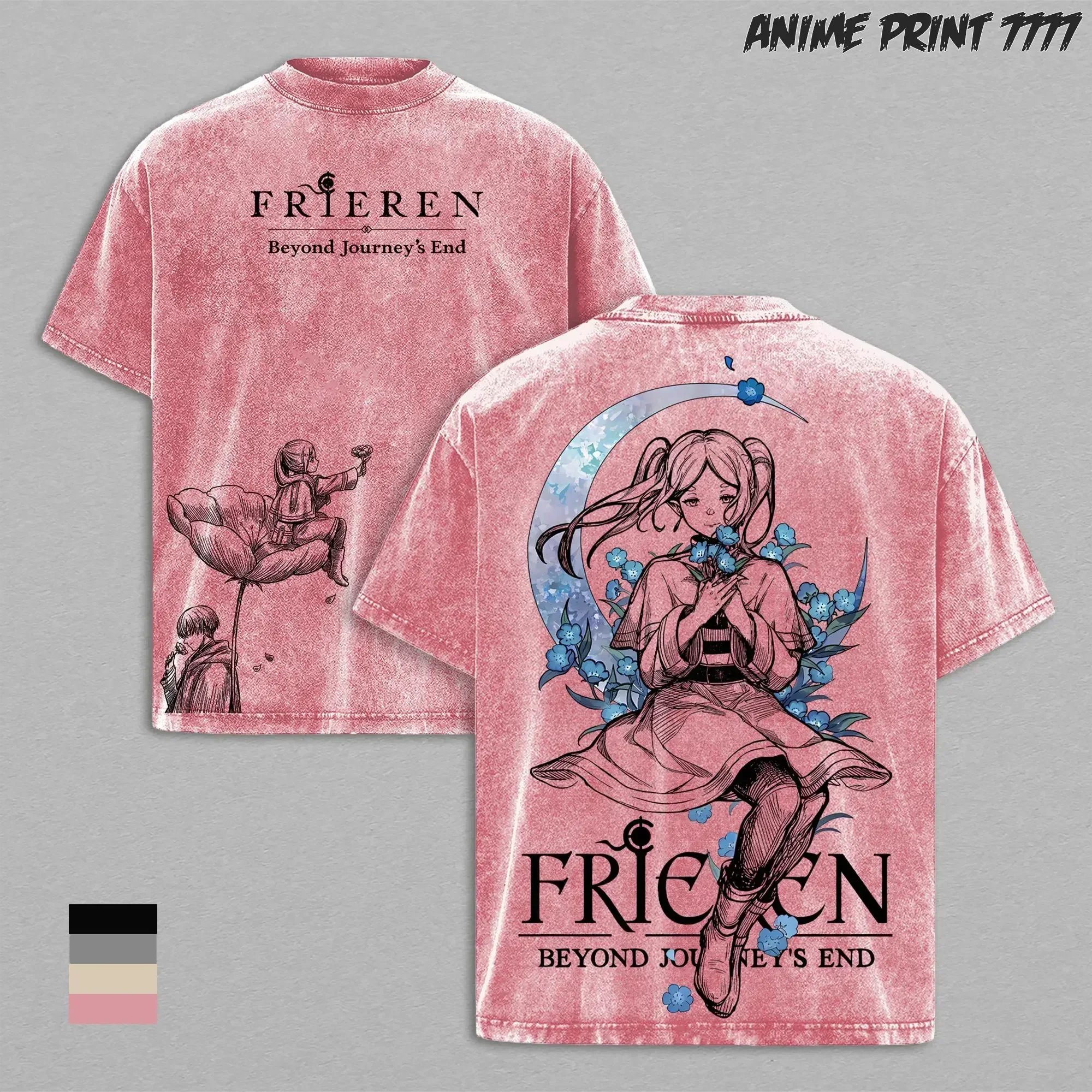 Anime Merch Shopping - Frieren Beyond Journey’s End Tee Washed,
