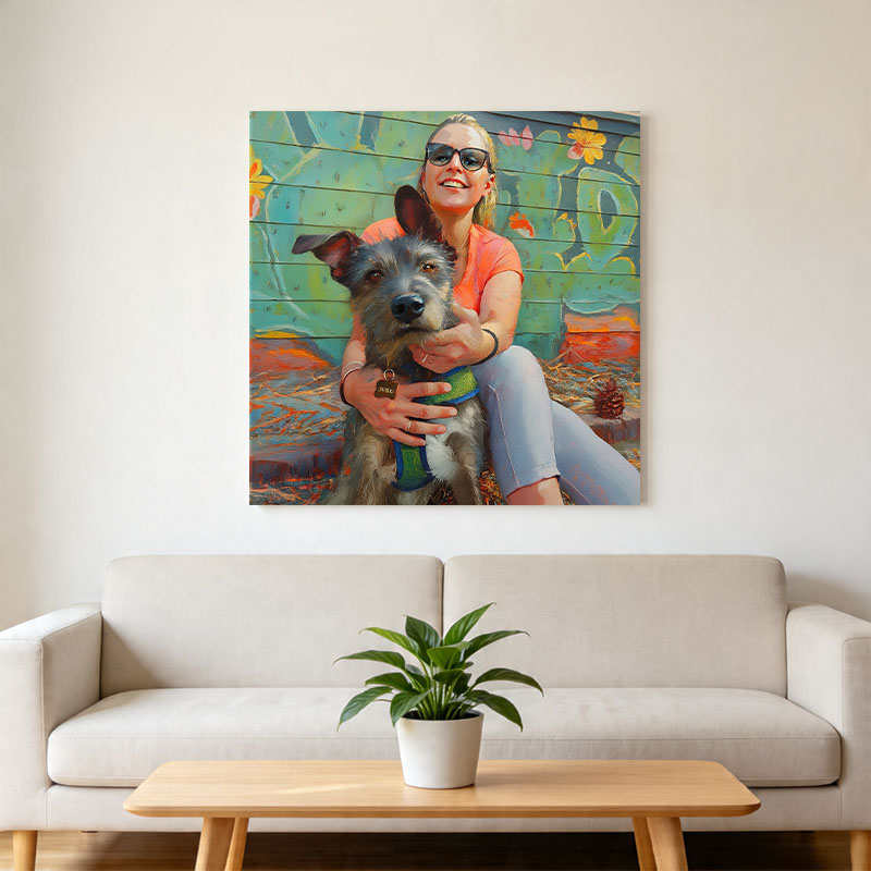Art Print Framed - Upload Your Image for Canvas Wall