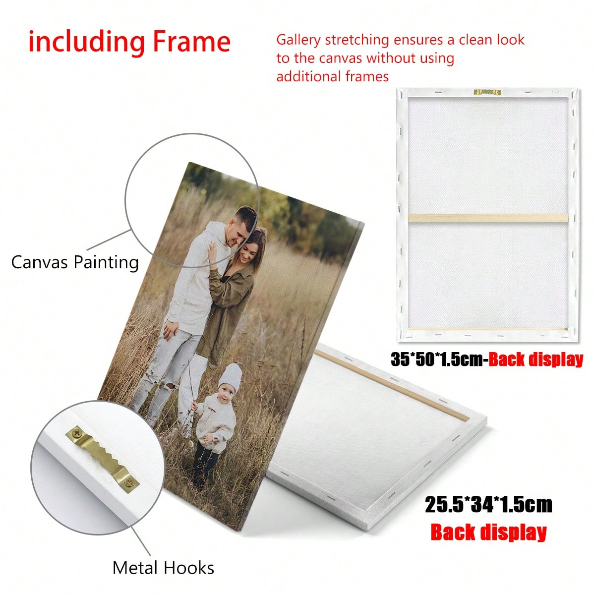 Customizable Canvas Poster Wit - Art Print Framed recension och pris