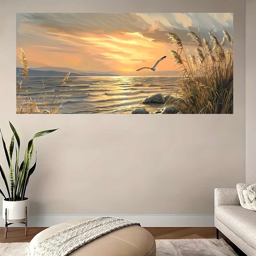 Sunset Beach Art canvas printe - Art Print Framed recension och pris
