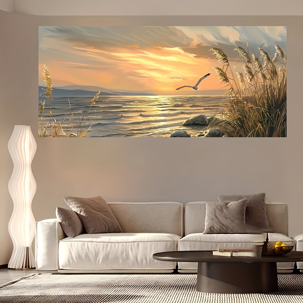Sunset Beach Art canvas printe - Art Print Framed recension och pris