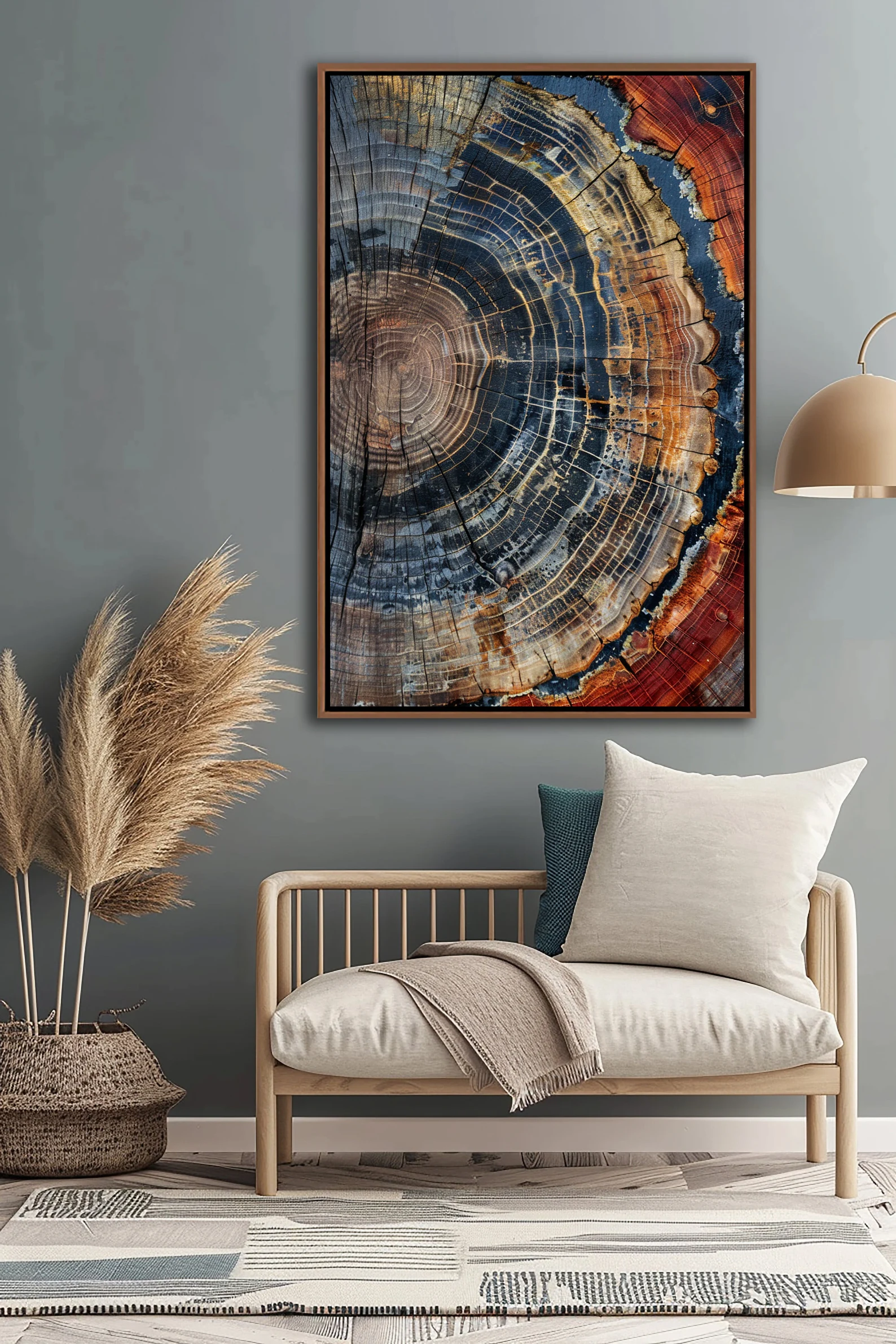 Tree Ring Framed Wall Art, Abs - Art Print Framed recension och pris