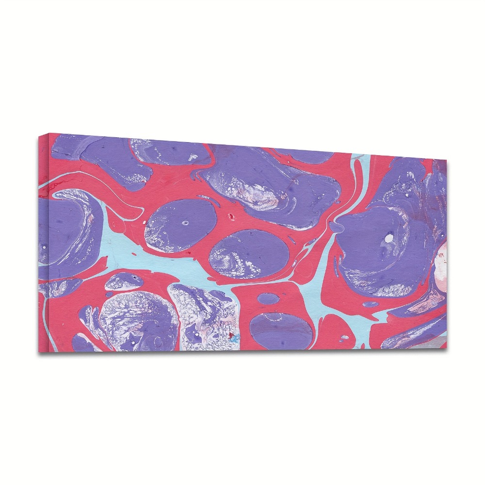 Abstract liquid painted oil mu - Art Print Framed recension och pris