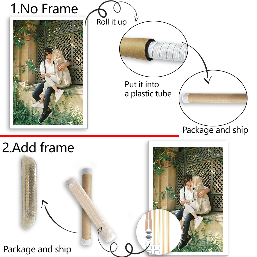 1 customized photo canvas, opt - Art Print Framed recension och pris