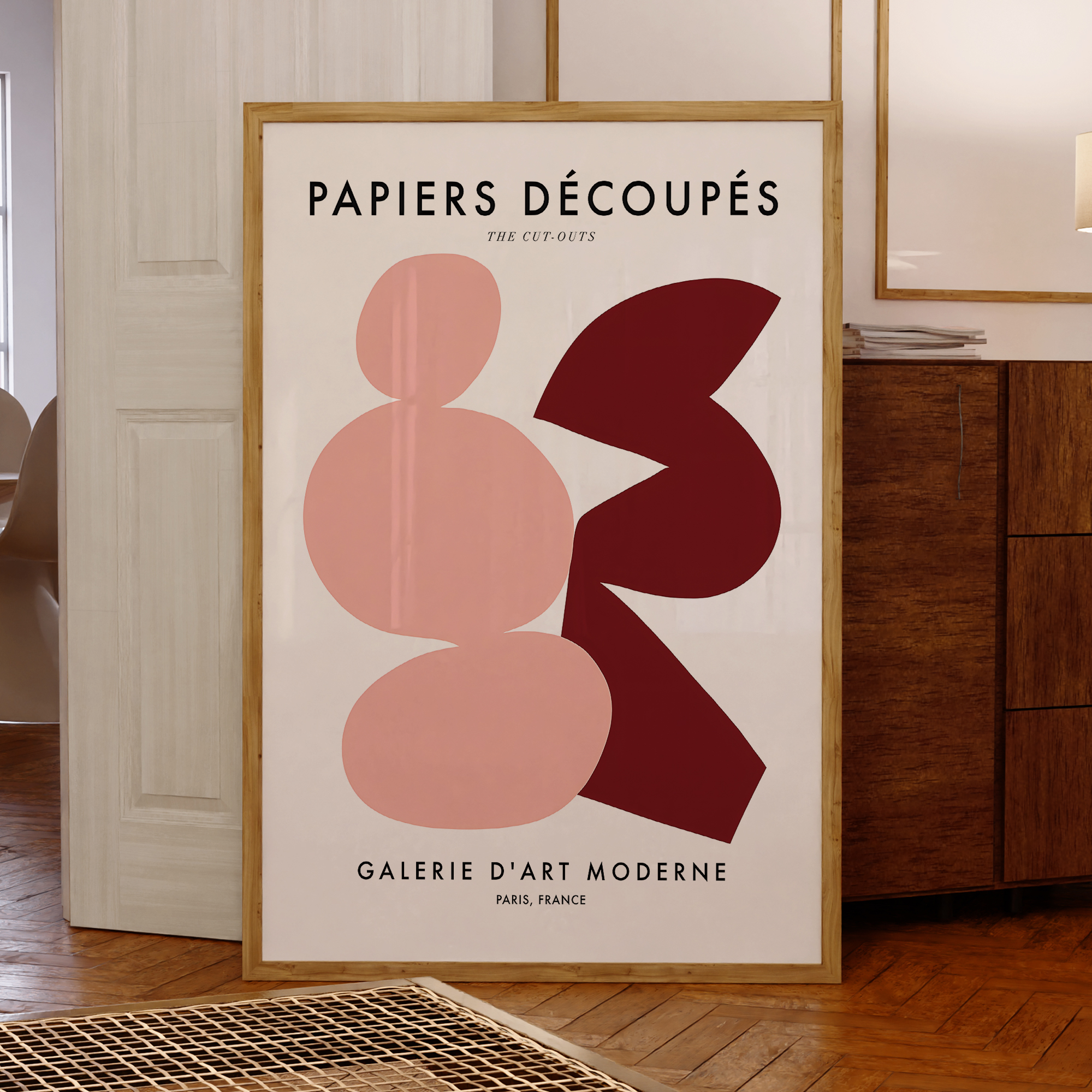 Modern Papiers Decoupes - Gale - Art Print Framed recension och pris