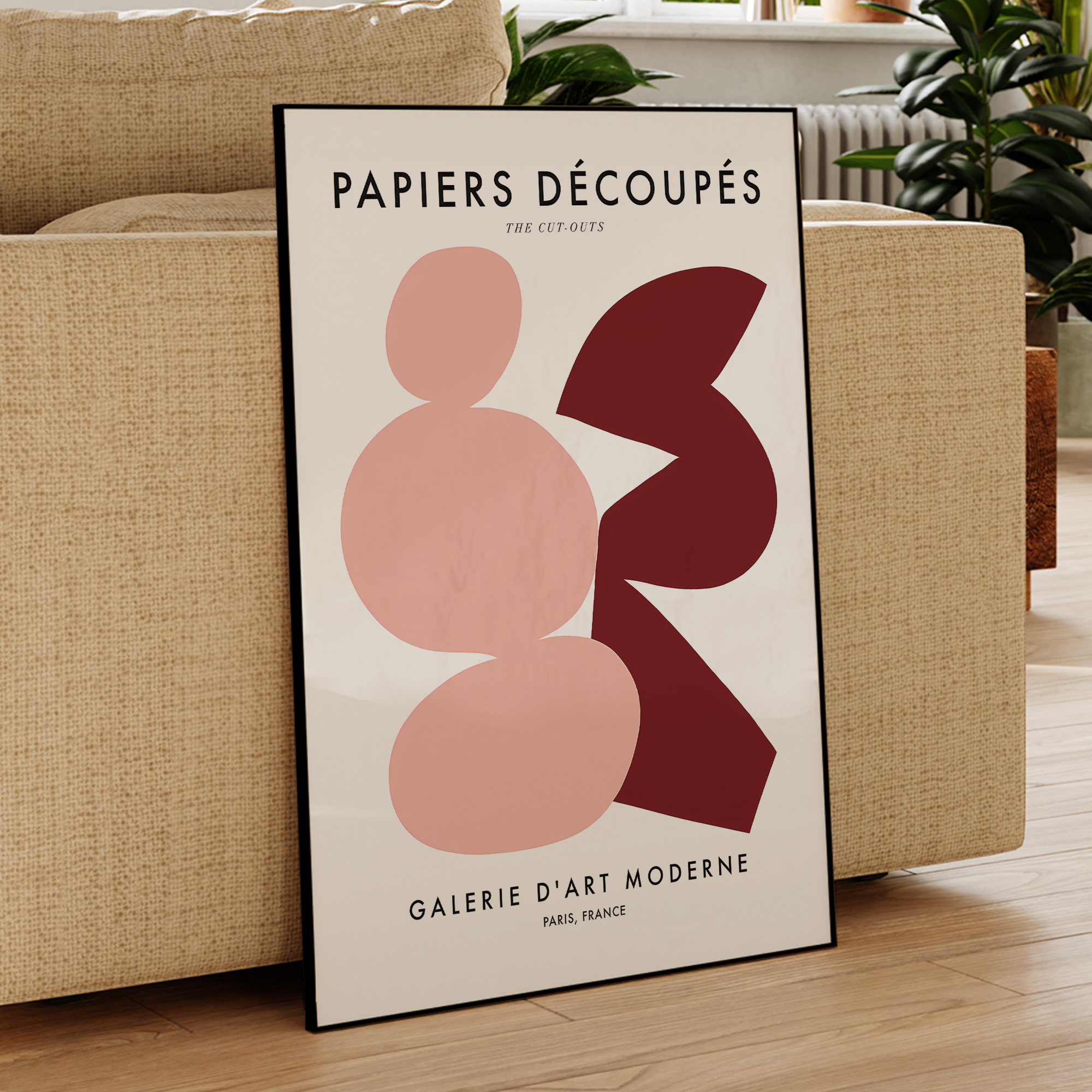 Modern Papiers Decoupes - Gale - Art Print Framed recension och pris