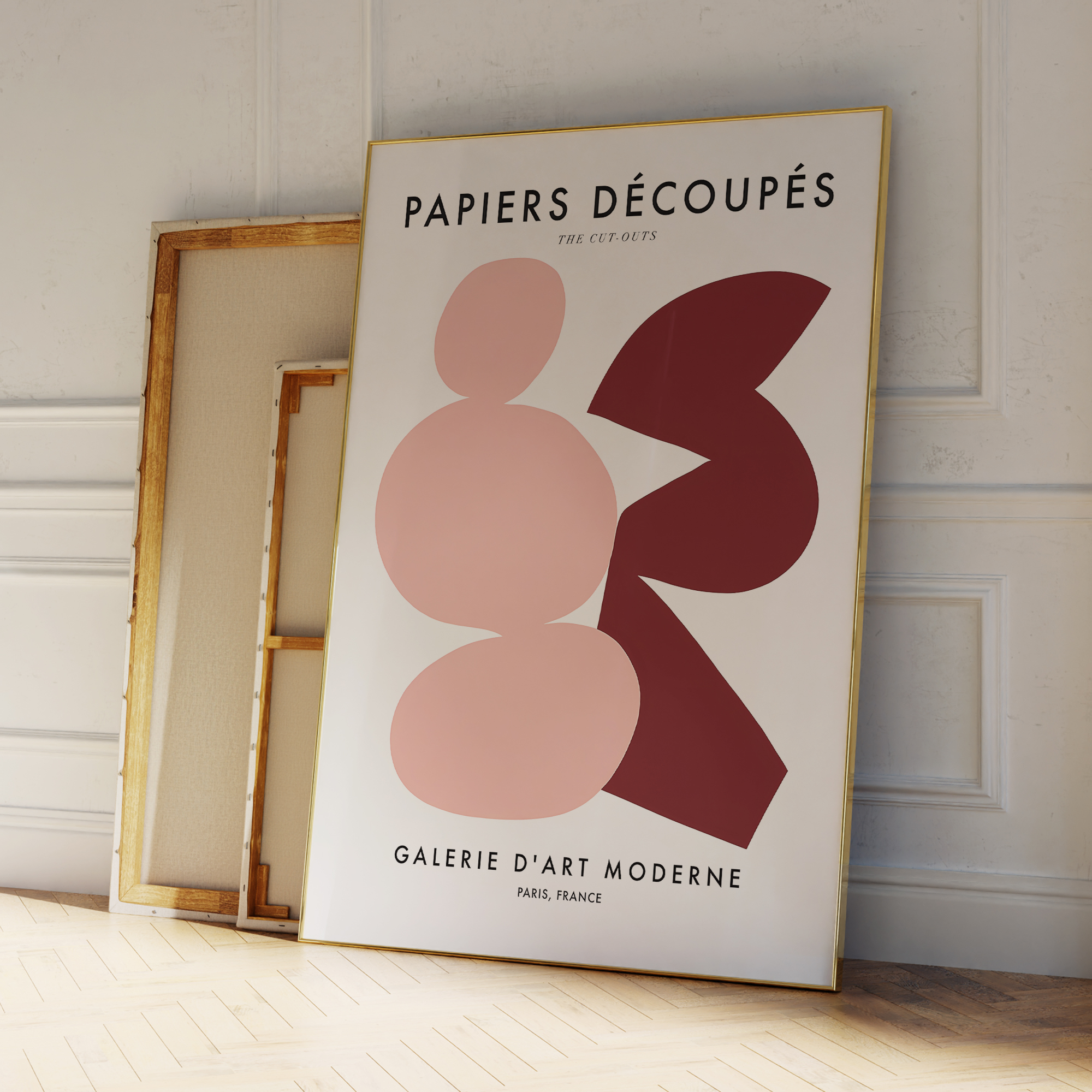 Modern Papiers Decoupes - Gale - Art Print Framed recension och pris