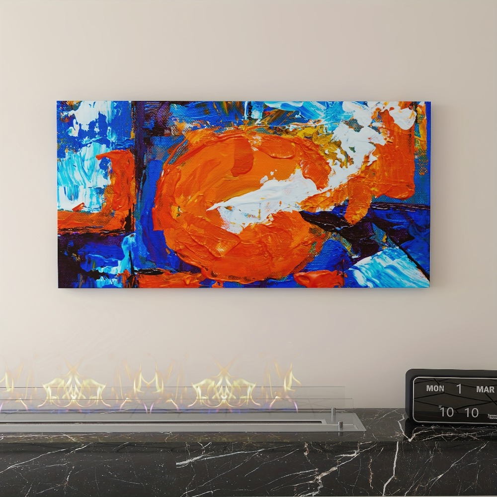 Abstract sun pattern canvas pr - Art Print Framed recension och pris