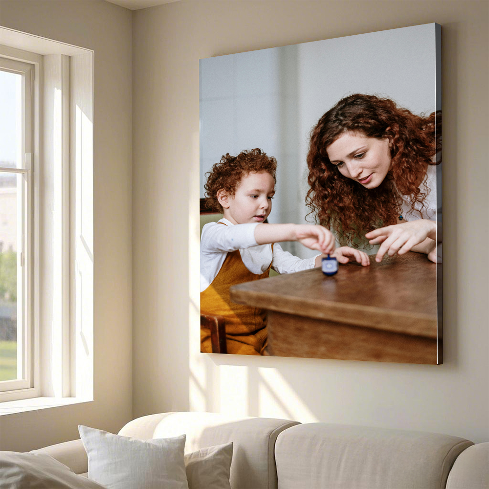 1 pc Custom Photo with DIY fra - Art Print Framed recension och pris