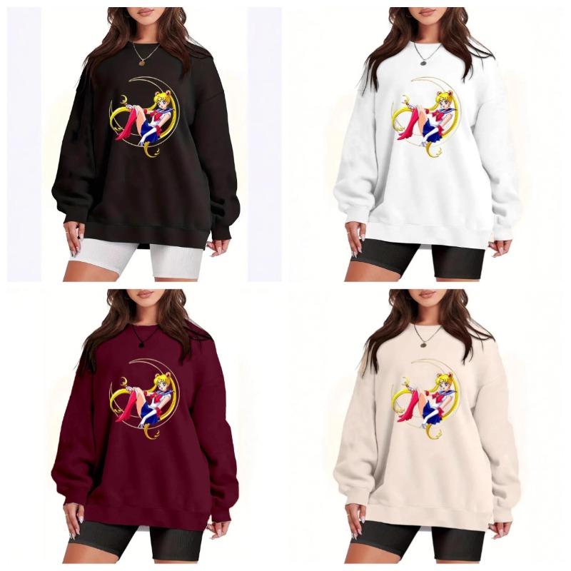 Sailor Moon Warrior Anime Char - Anime Merchandise Hoodie recension och pris