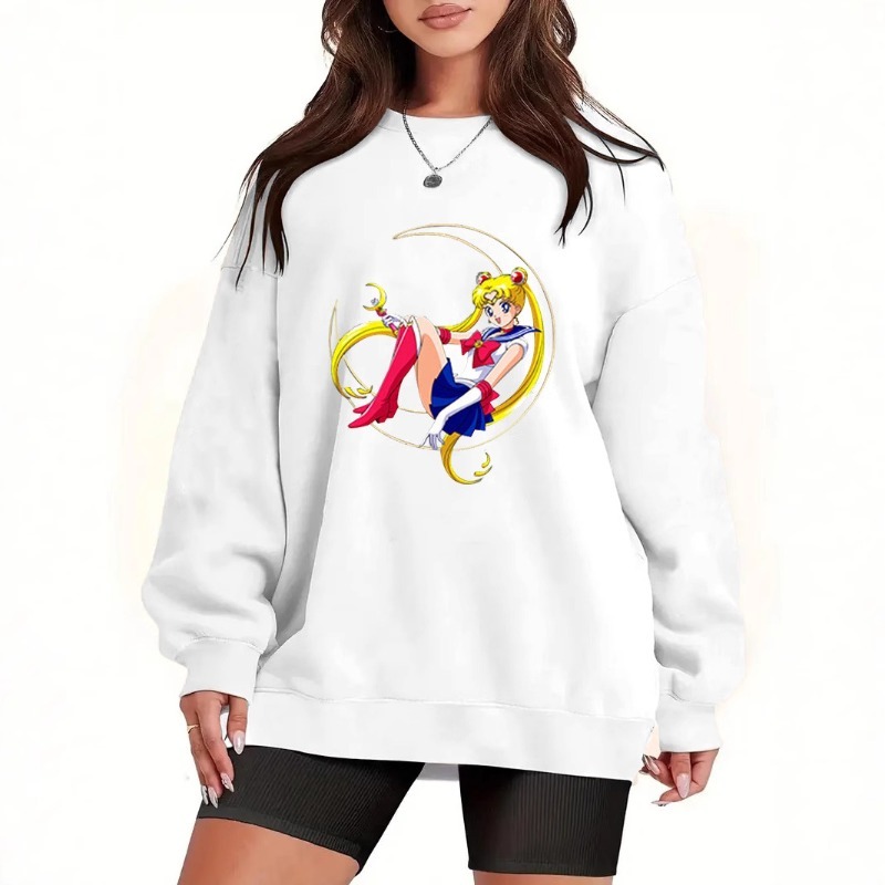 Sailor Moon Warrior Anime Char - Anime Merchandise Hoodie recension och pris