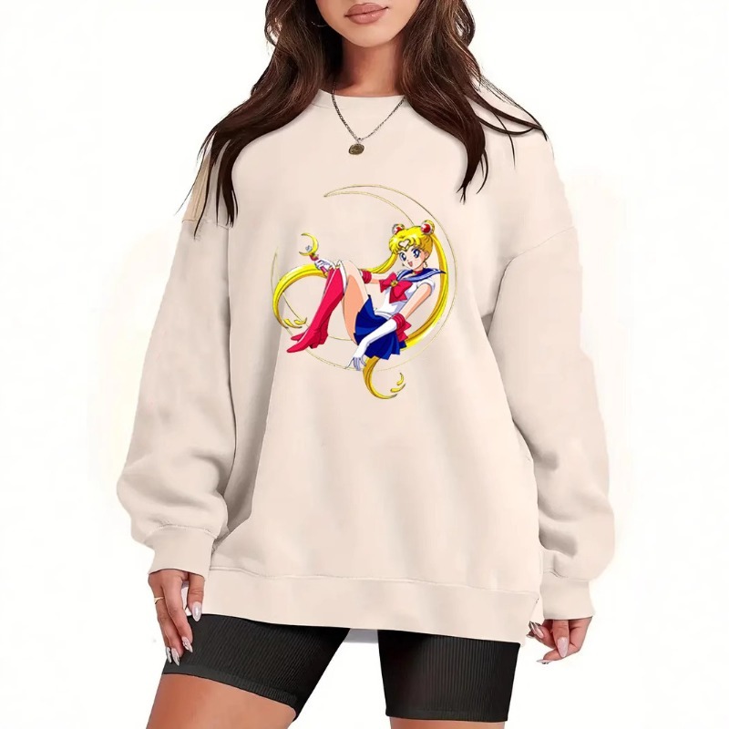 Sailor Moon Warrior Anime Char - Anime Merchandise Hoodie recension och pris