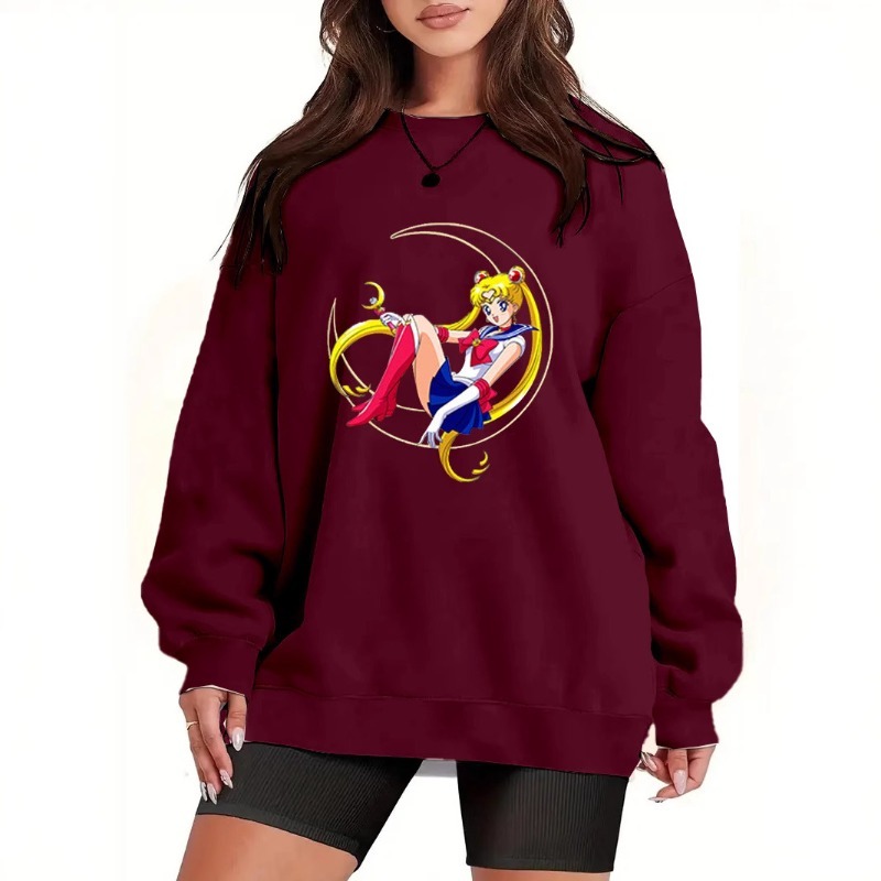 Sailor Moon Warrior Anime Char - Anime Merchandise Hoodie recension och pris