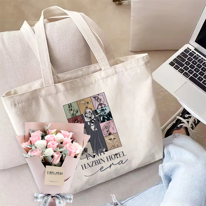 Cartoon Movie Merch Canvas Bag - Anime Merch Shopping recension och pris