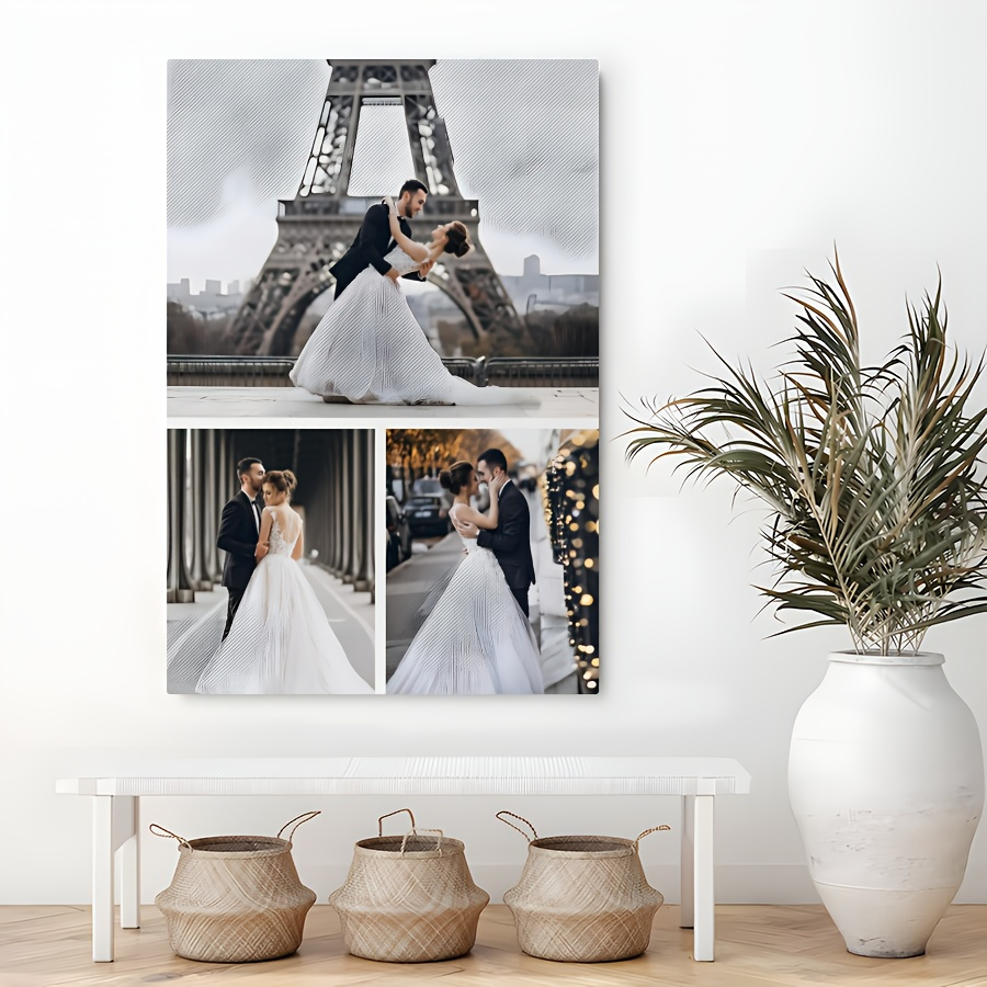 2D flat-1pc Framed Canvas Canv - Art Print Framed recension och pris