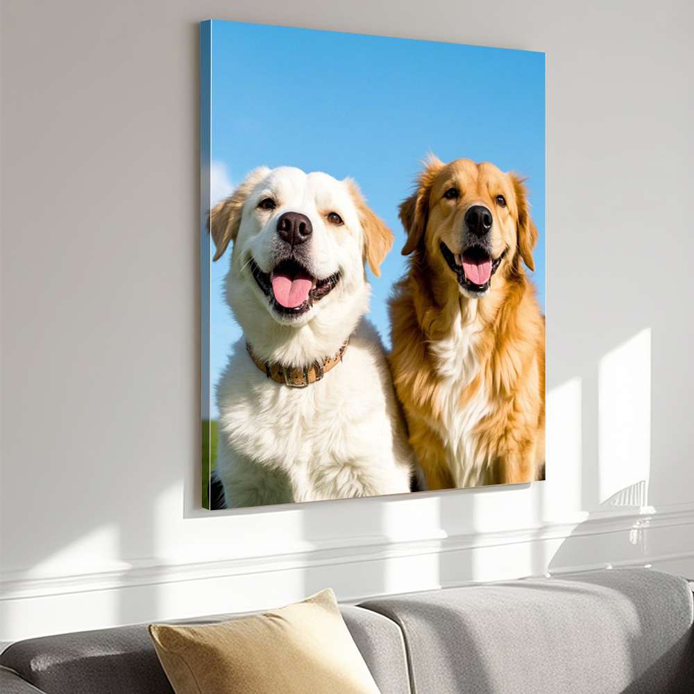 1 Pc Custom Photos with DIY Wo - Art Print Framed recension och pris