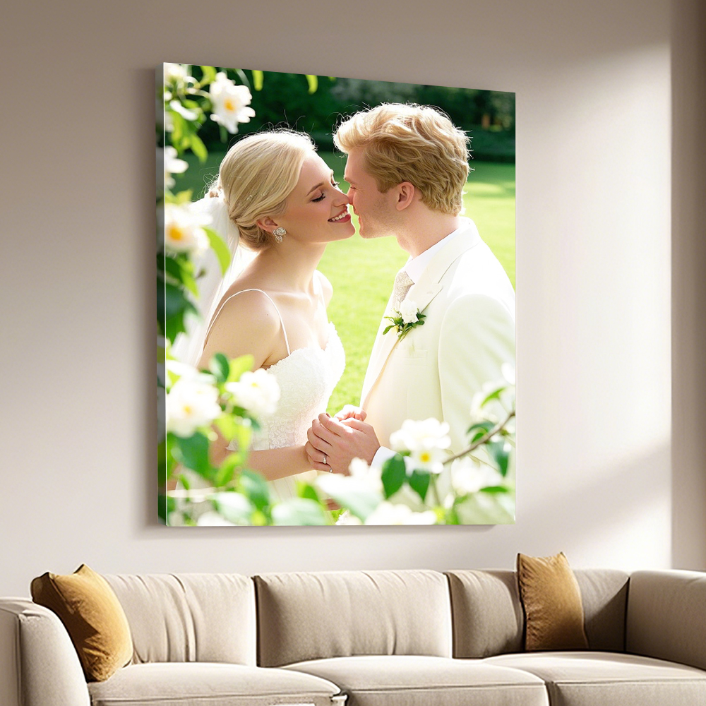 1 Pc Custom Photos with DIY Wo - Art Print Framed recension och pris