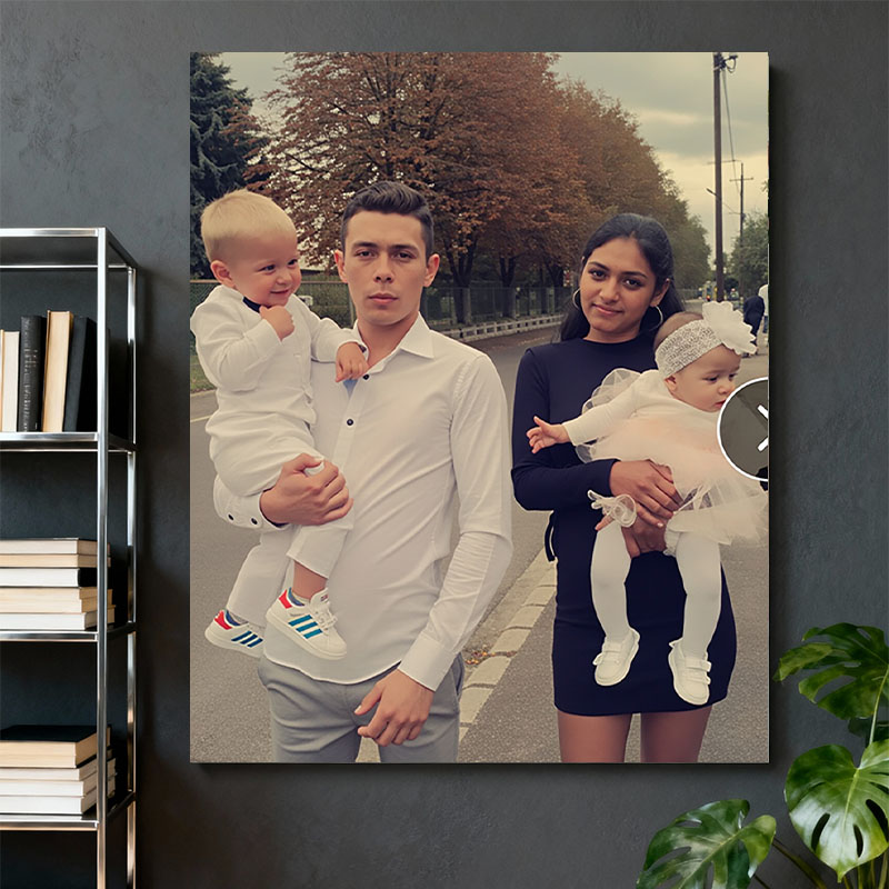 Personalized Custom Canvas Wal - Art Print Framed recension och pris